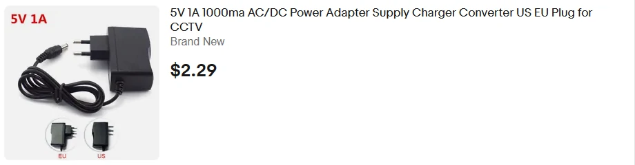  AC/DC adapter 